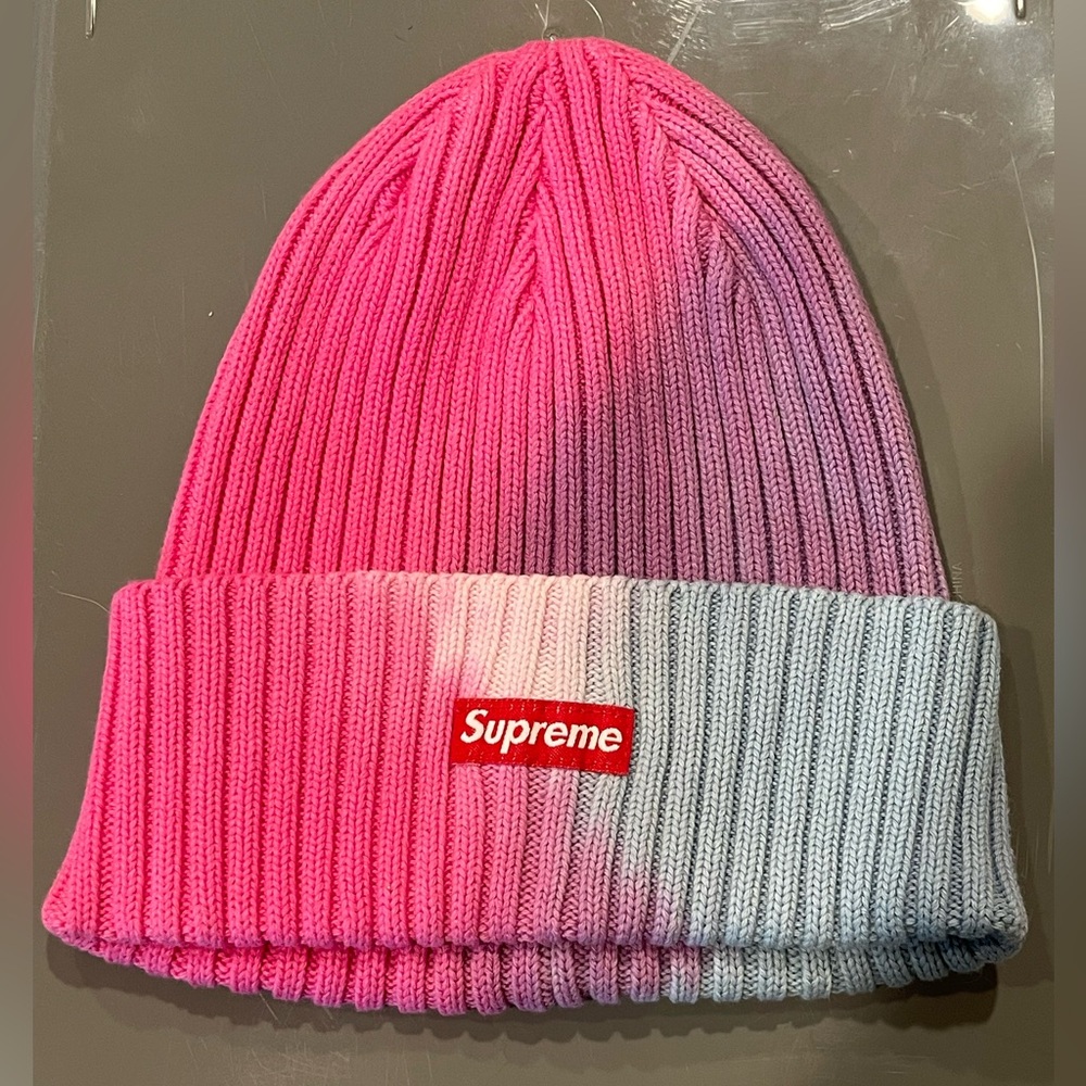 Supreme Overdyed Beanie Pink Tie Dye (SS19)